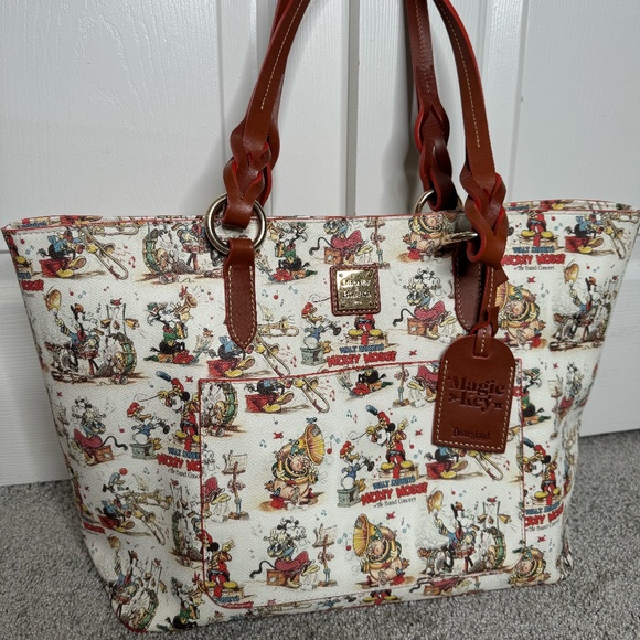 Dooney & Bourke Disney's "The Band Concert" Magic Key Exclusive Large Tote Bag - Picture 1 of 8